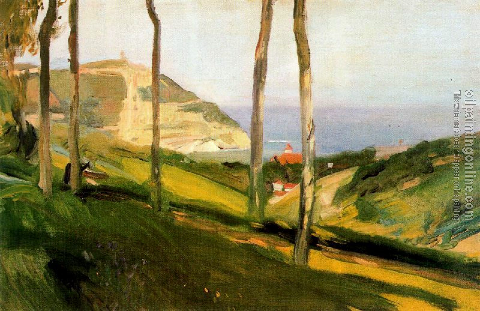 Joaquin Sorolla y Bastida - Landscape in San Sebastian